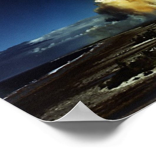 Pilzwolke Poster (Ecke)