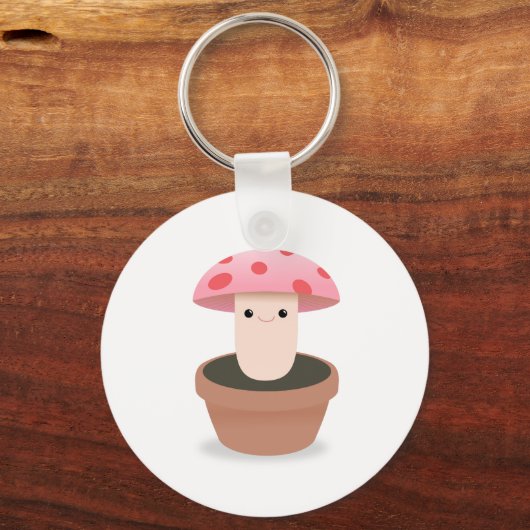 Pilzzeichen Schlüsselanhänger (Vorderseite)