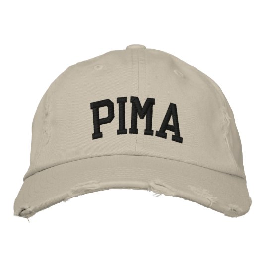 Pima bestickter Hut (Vorderseite)