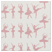 Pima Cotton Pink Ballerinas Handwerk Nähstoffe Stoff (Nahaufnahme)
