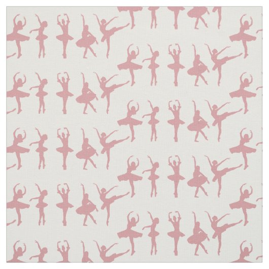 Pima Cotton Pink Ballerinas Handwerk Nähstoffe Stoff (Muster)