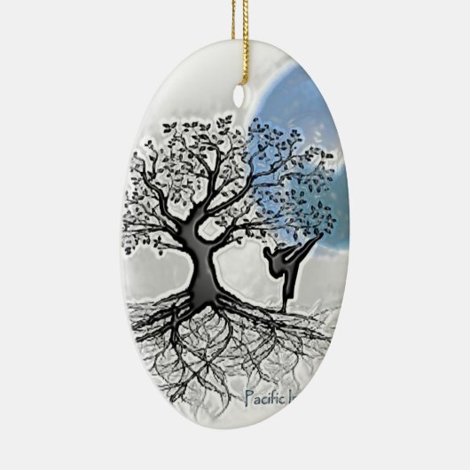 Pima Karate Keramik Ornament (Rechts)