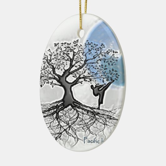 Pima Karate Keramik Ornament (Links)