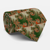 Piment-olivgrüne doppelte gewundene Krawatte (Gerollt)