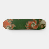 Pimento Olive Double Spiral Skateboard (Horizontal)