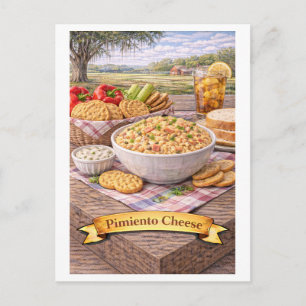 Pimiento/Pimento-Käse (Amerikanische Lebensmittelr Postkarte