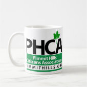 Pimmit Hügel-Bürger-Vereinigungs-Tassen Kaffeetasse (Links)