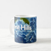 Pimmit Hügel-Garten-Tassen - Hydrangea Kaffeetasse (Vorderseite Links)