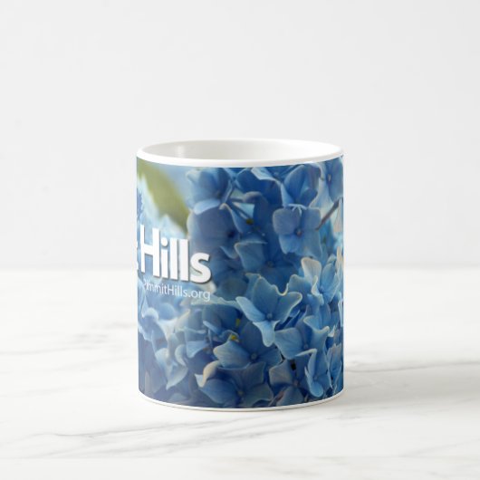 Pimmit Hügel-Garten-Tassen - Hydrangea Kaffeetasse (Mittel)