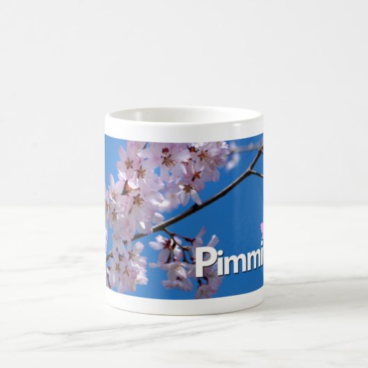 Pimmit Hügel-Garten-Tassen - Kirschbaum Kaffeetasse (Mittel)