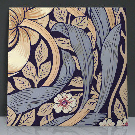 Pimnel Nahtlos 12 von 12 Dusty Blue & Yellow Fliese