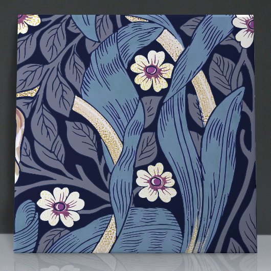 Pimnel Nahtlos 12 von 12 trosty Blue Warm Weiß Fliese