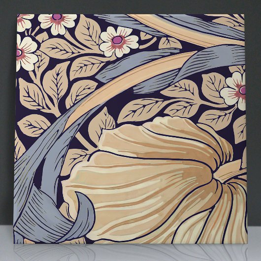 Pimnel Nahtlos 1 von 12 dusty Blue & Yellow Fliese