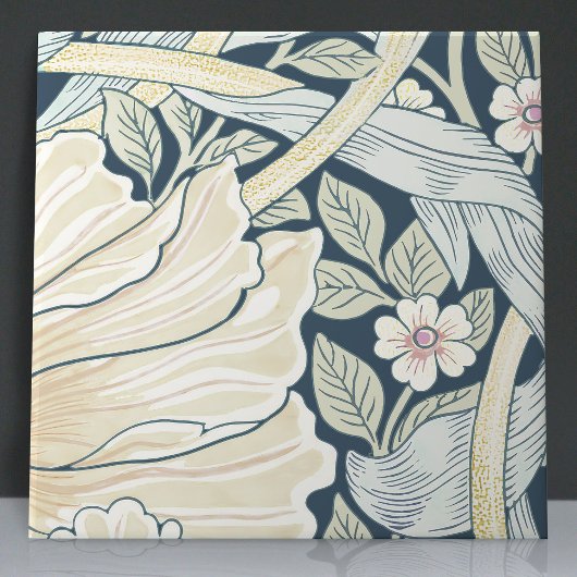 Pimnel Nahtlos 4 von 12 verblassten blau gelb Fliese