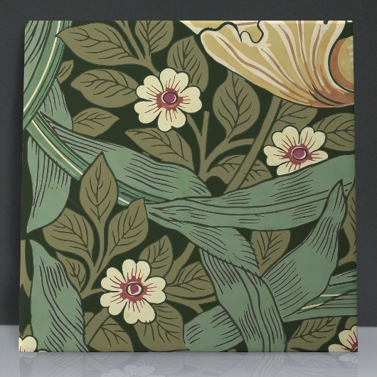 Pimnel Nahtlos 5 von 12 warmgelben Gelbwein Fliese