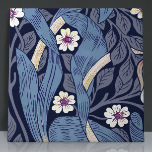 Pimnel Nahtlos 9 von 12 Dusty Blue & Warm White Fliese