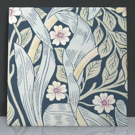 Pimnel Nahtlos 9 von 12 verblassten blau gelb Fliese