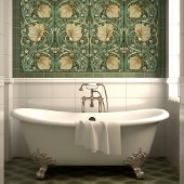 Pimnel Nahtlose 4 von 12 Imitaten Gold & Sage Gree Fliese