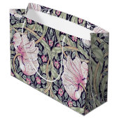 Pimnel, William Morris große Geschenktasche Geschenktüte (Rückseite Schrägansicht)