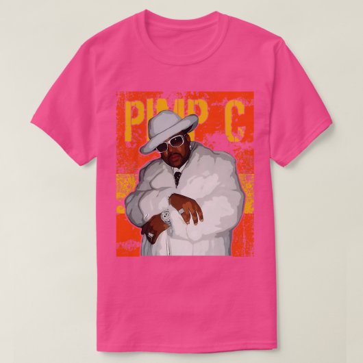Pimp C Rapper T-Shirt (Design vorne)