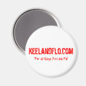 Pimp deinen Kühlschrank mit Keel und Flo Magnet (Vorderseite/Rückseite)