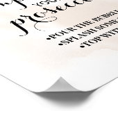 Pimp Ihr Prosecco Herbstduschzeichen Poster (Ecke)