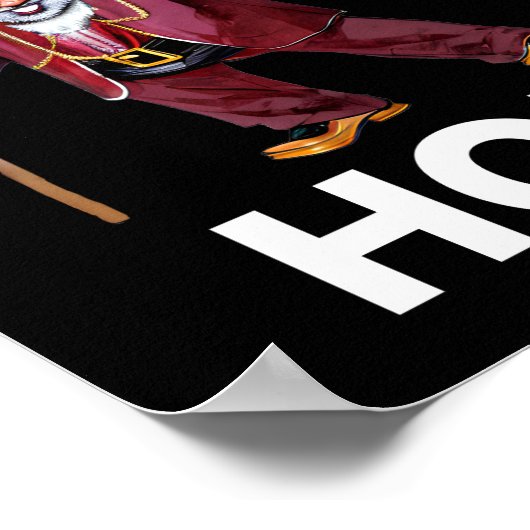 Pimp Santa Poster (Ecke)