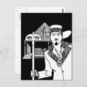 Pimp und Hoe Postkarte (Vorne/Hinten)