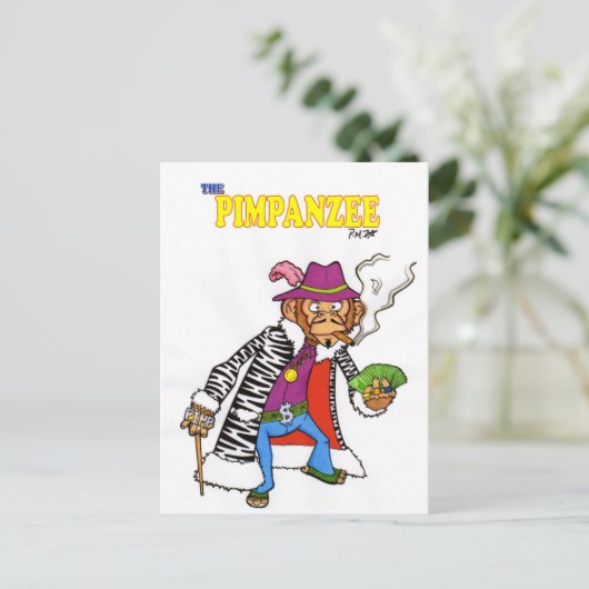 Pimpanzer groß postkarte (Stehend Vorderseite)