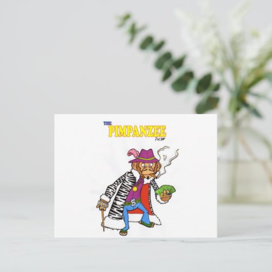 Pimpanzer groß postkarte (Stehend Vorderseite)