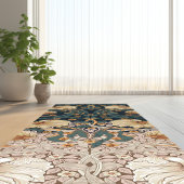 Pimpernel Aquamarin & Warm White William Morris Yogamatte