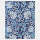 Pimpernel Blau, William Morris Fleecedecke (Vorderseite)