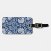 Pimpernel Blau, William Morris Gepäckanhänger (Vorderseite horizontal)