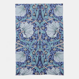 Pimpernel Blau, William Morris Geschirrtuch