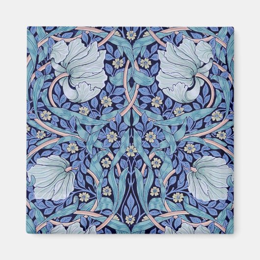 Pimpernel Blau, William Morris Magnet (Vorne)