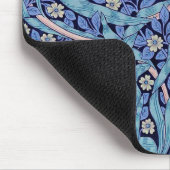 Pimpernel Blau, William Morris Mousepad (Ecke)