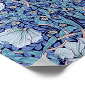 Pimpernel Blau, William Morris Poster (Ecke)