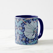 Pimpernel Blau, William Morris Tasse (VorderseiteRechts)