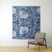 Pimpernel Blau, William Morris Wandteppich (Beispiel)