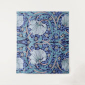 Pimpernel Blau, William Morris Wandteppich (Vorderseite)