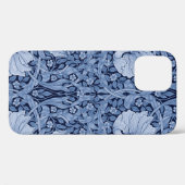 Pimpernel Blue Monotone, William Morris Case-Mate iPhone Hülle (Rückseite (Horizontal))