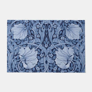 Pimpernel Blue Monotone, William Morris Fußmatte