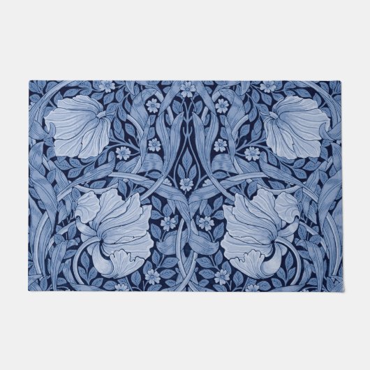 Pimpernel Blue Monotone, William Morris Fußmatte (Vorderseite)