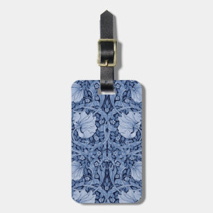 Pimpernel Blue Monotone, William Morris Gepäckanhänger