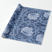 Pimpernel Blue Monotone, William Morris Geschenkpapier (Ungerollt)