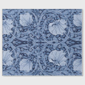 Pimpernel Blue Monotone, William Morris Geschenkpapier (Flach)