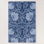 Pimpernel Blue Monotone, William Morris Jigsaw Puz Puzzle (Vertikal)