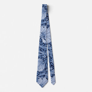 Pimpernel Blue Monotone, William Morris Krawatte