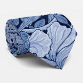 Pimpernel Blue Monotone, William Morris Krawatte (Gerollt)