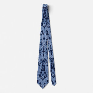 Pimpernel Blue Monotone, William Morris Krawatte